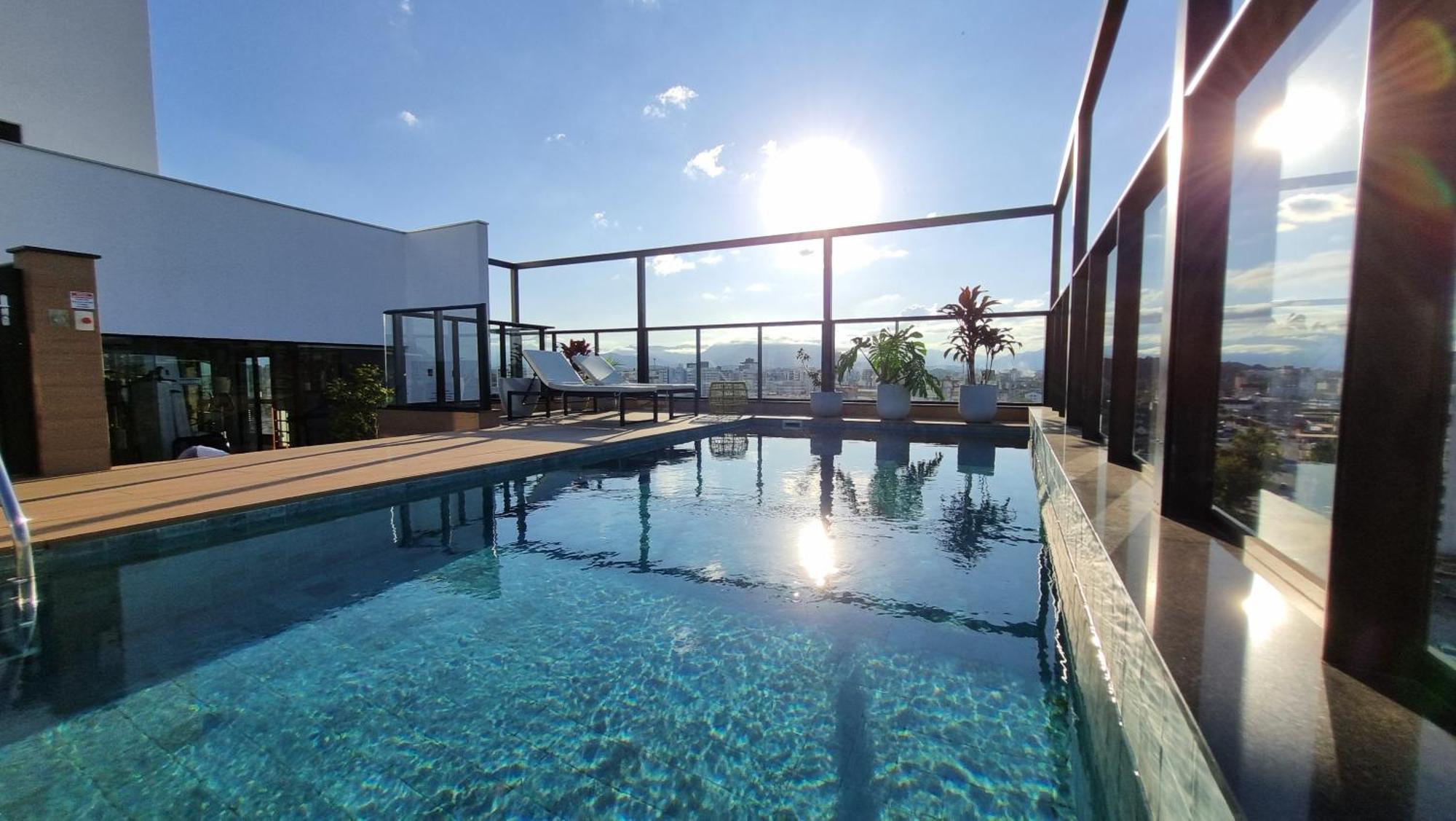 Apartamento Joinville Saguacu - Piscina Incrivel Exterior foto