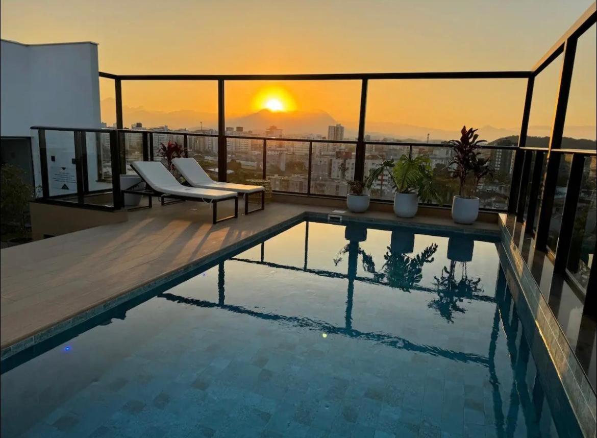 Apartamento Joinville Saguacu - Piscina Incrivel Exterior foto